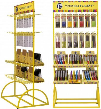 Vertikale Anzeige Top Cutlery für Metallmesser 90148
