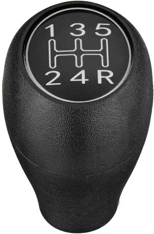 5-Gang-Schaltgetriebe Auto-Schaltknauf Schalthebelgriff für 504 505 309 205 Silber abs - Ulisem