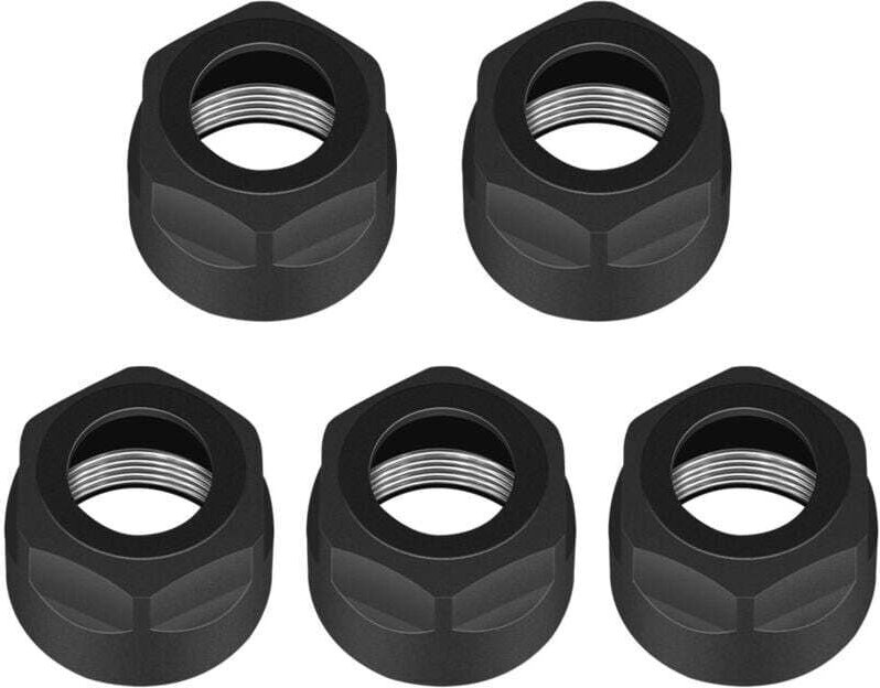Ulisem5pcs ER16A Spannzangenmuttern für ER CNC-Fräsfutter
