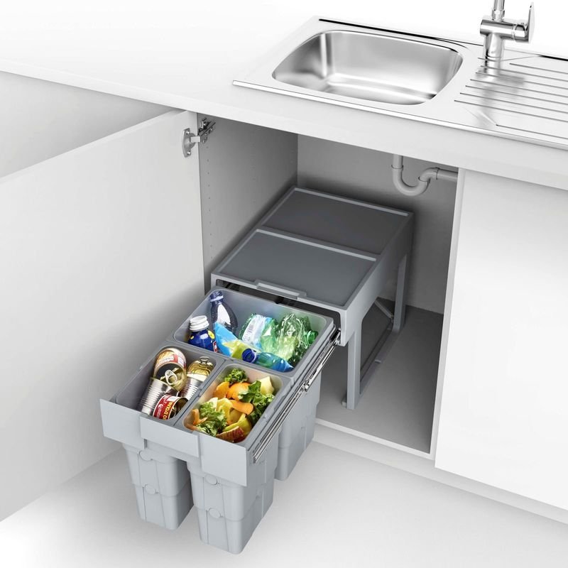 Thumbnail - So-tech - Abfalltrennsystem essensa easywaste mit 3-fach Trennung
