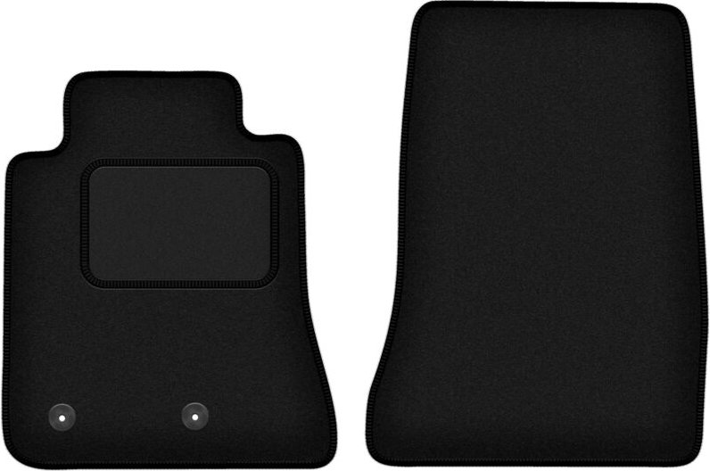 Vordere Matten schwarz für: Ford Mustang MK6 Coupé (2014-)