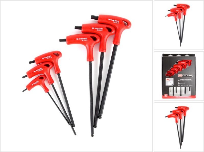 Werkstatt Winkelschraubendreher-Set 6teilig Innen-Sechskant - Facom