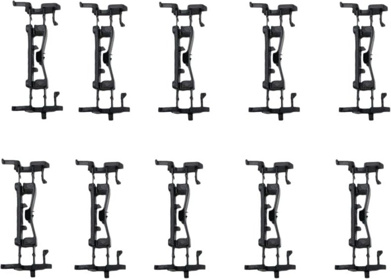 Tlily - 10 StüCk für ex L200 triton Auto Dach Leisten Clips Schnappen Reling Trim Clip