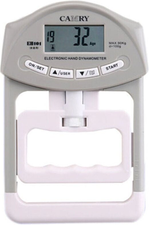 Camry Digitaler Griffstärkemesser Dynamometer Automatische Aufzeichnung 200 lbs/90 kg, von DEBUNS