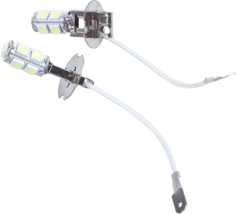 Woosien - 2pcs Car H3 Socket 9 White 5050-smd Led Foglight Fog Light Lamp Dc 12vAuto & Motorrad: Teile, Auto-Ersatz- & -...