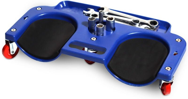 Werkstatt Kniebrett Knieschoner Rollbrett Bodenroller Werkstattroller Kniematte Werkstattmatte mit 5 Rollen und magnetis...