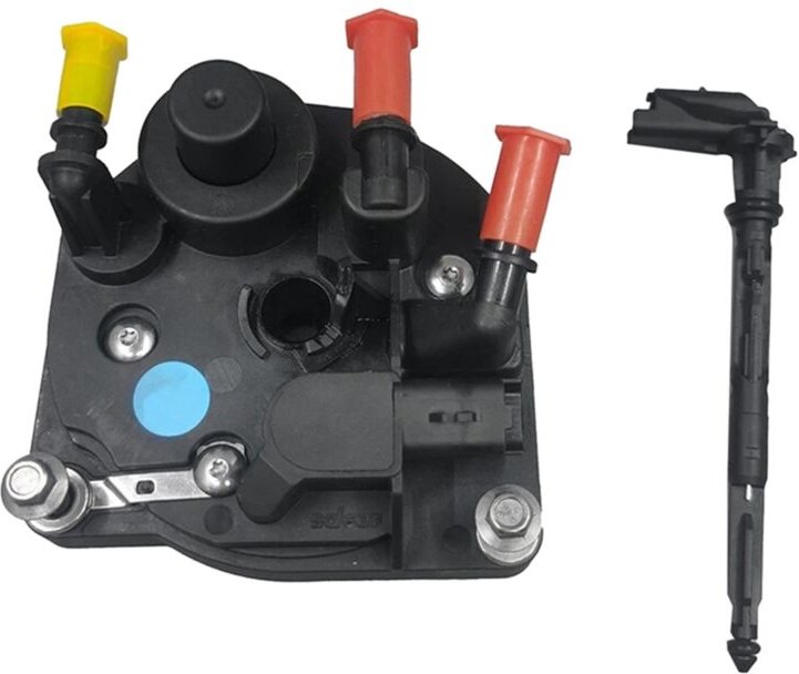 Tlily - 9809757980 Kraftstofffilter-Abdeckkopf mit Mittelrohr für C3 C4 C5 207 208 508 3008 5008 08-15 9672320980