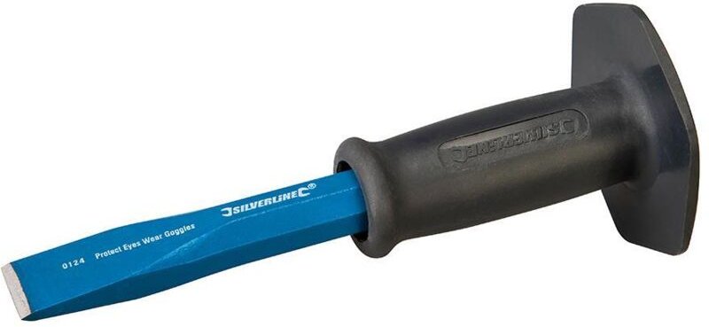 Flachmeißel mit Handschutz 25 x 250 mm