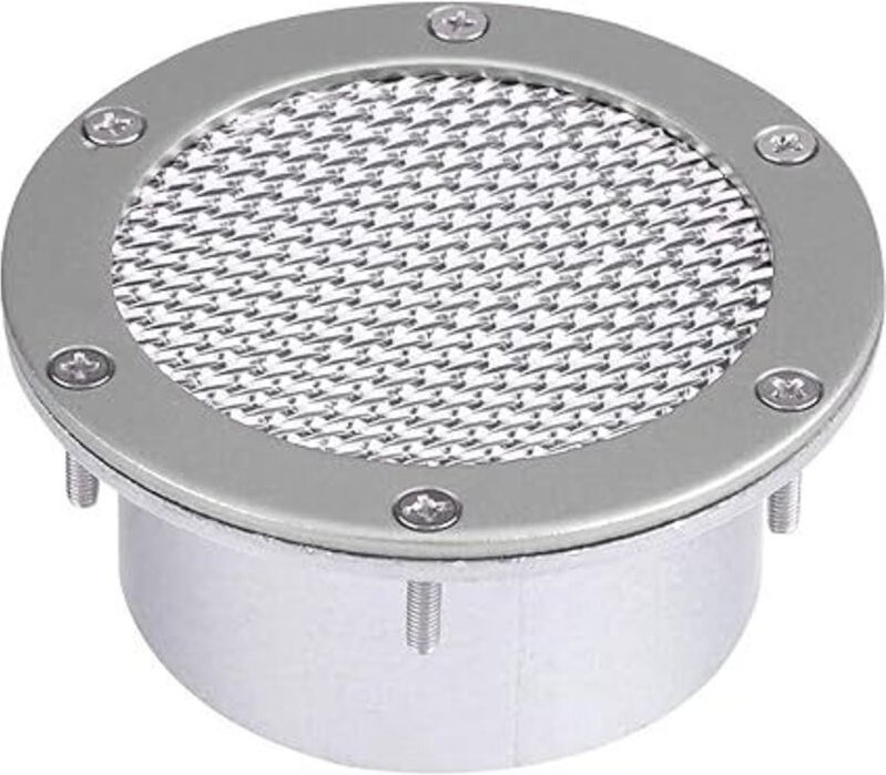 Auto-Lufteinlässe, Universal-Rennwagen-Luftkanalgitter, Stoßstangen-Lufteinlass für Kaltlufteinlass (Silber) - Ahlsen