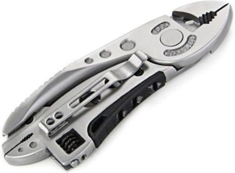 5-in-1-Multifunktionswerkzeug, Schraubenschlüssel, Schraubendreher, Zange und Messer, praktisches Set für Heimwerker