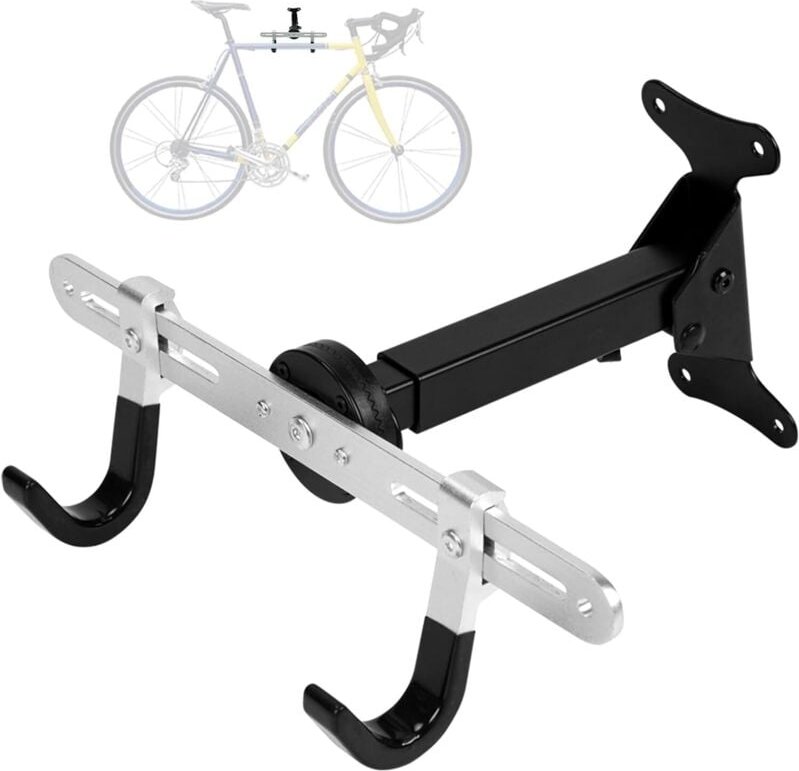 Thumbnail - Fahrrad-Wandhalterung, stabile Garage, Winkel und Abstand zur Wand verstellbar bis 30 kg, faltbare Wandhalterung, Wandau...