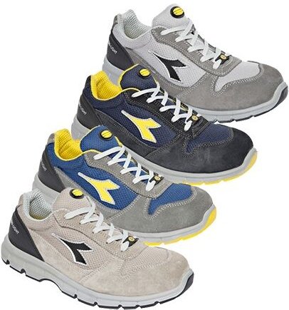 Diadora - Run ii Textile esd low S1P src Schuhe - 40 eu - Grau / Blau