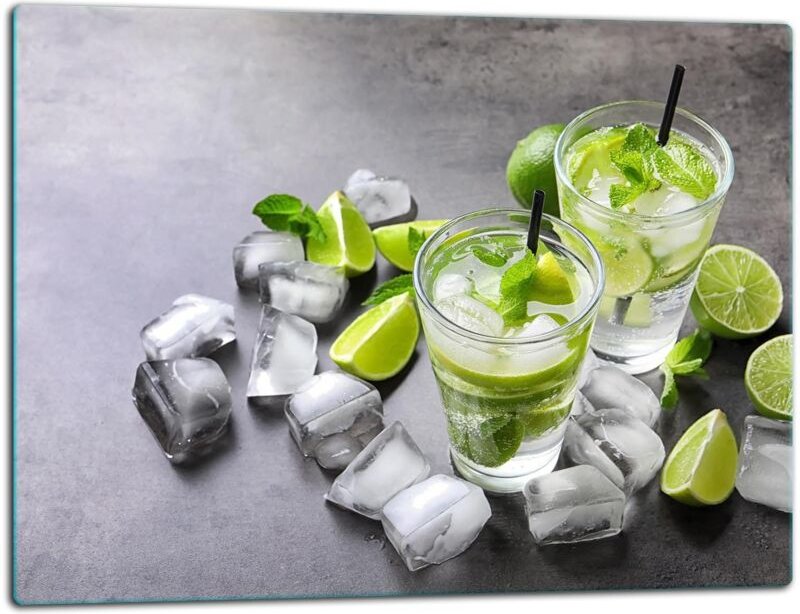 Glasschild Schneidebrett 52x40 GetRänk