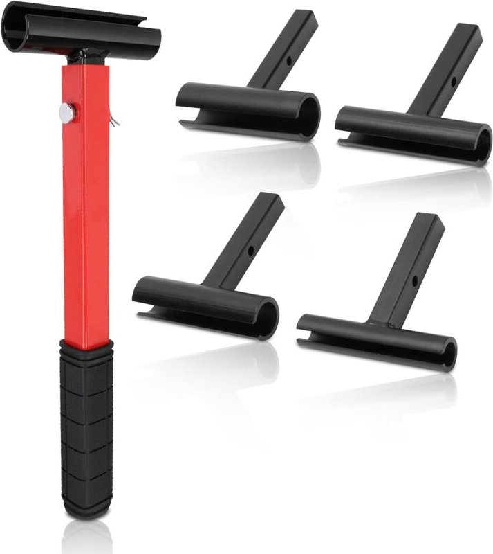 Ej.life - 5-teiliges Scharnierspalt-Einstellschlüssel-Set, 4-in-1-Türscharnier-Einstellschlüssel für private und gewerbl...