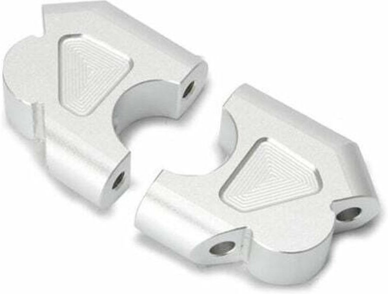 Lenkererhöhung für BMW R1200GS LC R1200GS Adventure R 1200GS Rally R 1200 GS R1250GS 1G13 K50 - Silber