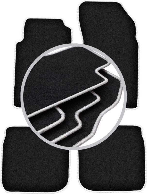 CARLUX-SILVER Autofußmatten für: Ford Scorpio MK2 Kombi, Limousine (1994-1998)