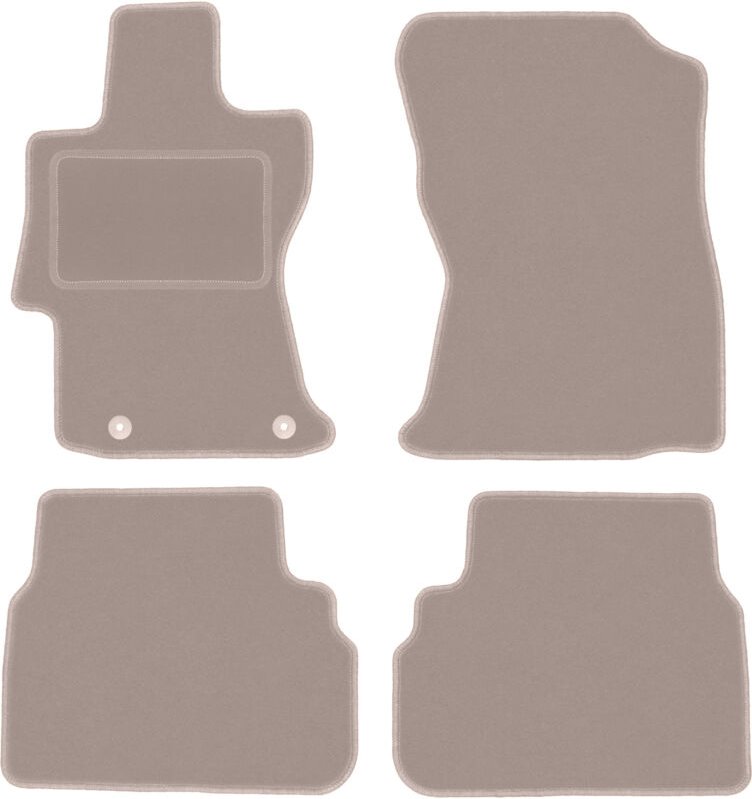 Beige Veloursmatten für: Subaru XV II SUV (2019-)