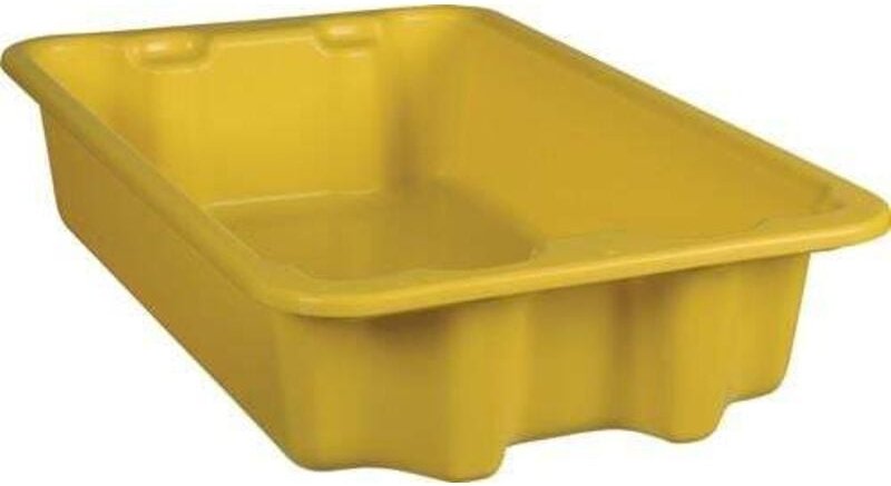 Drehstapelbehälter PP gelb L590xB380xH135mm