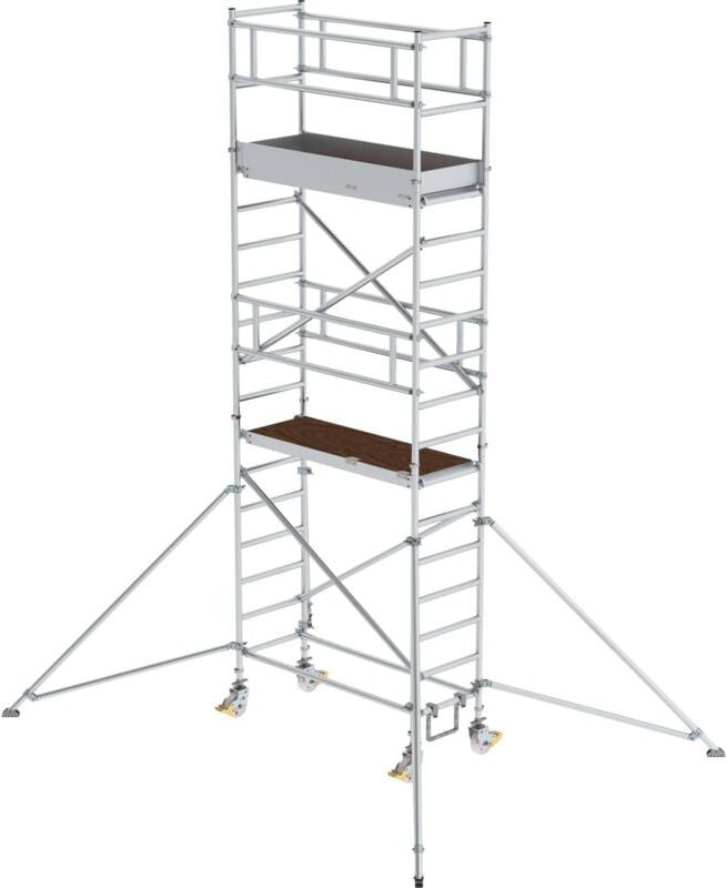 Günzburger Steigtechnik - Rollgerüst 0,75 x 1,8 m mit Ausleger Plattformhöhe 4,35 m - 154446