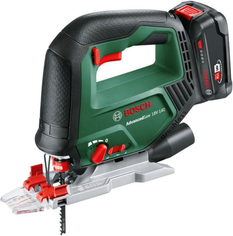 Thumbnail - Bosch - Akku-Stichsäge AdvancedSaw 18V-140, 1 x Akku pba 18V 2.0Ah