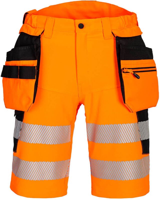 Thumbnail - Kurze Holster Hi-Vis DX4 Orange/Schwarz S - DE(40) - UK(32)