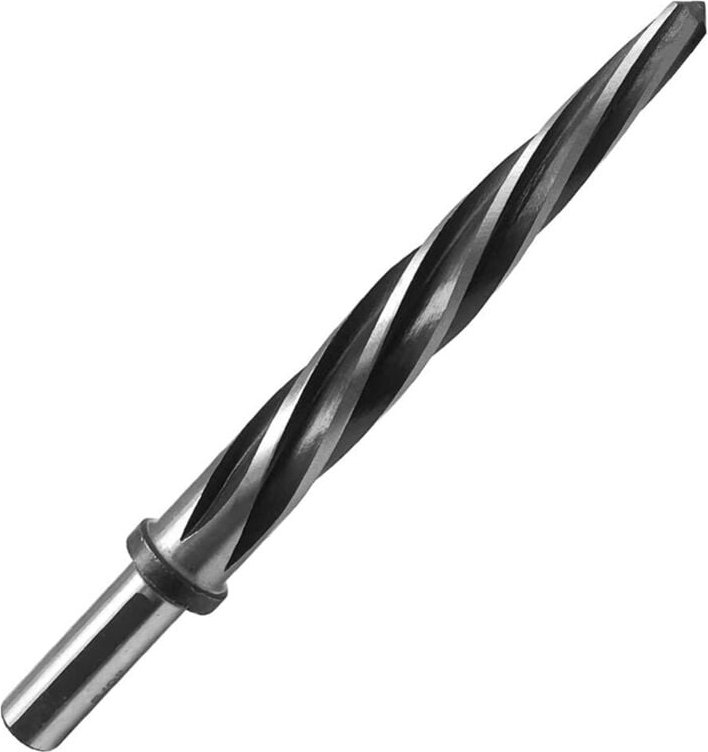 Thumbnail - 5/8 Zoll Spiralnut-Reibahle mit 1/2 Zoll Schaft, M2 hss Brücken-/Konstruktionskegel-Bohrer