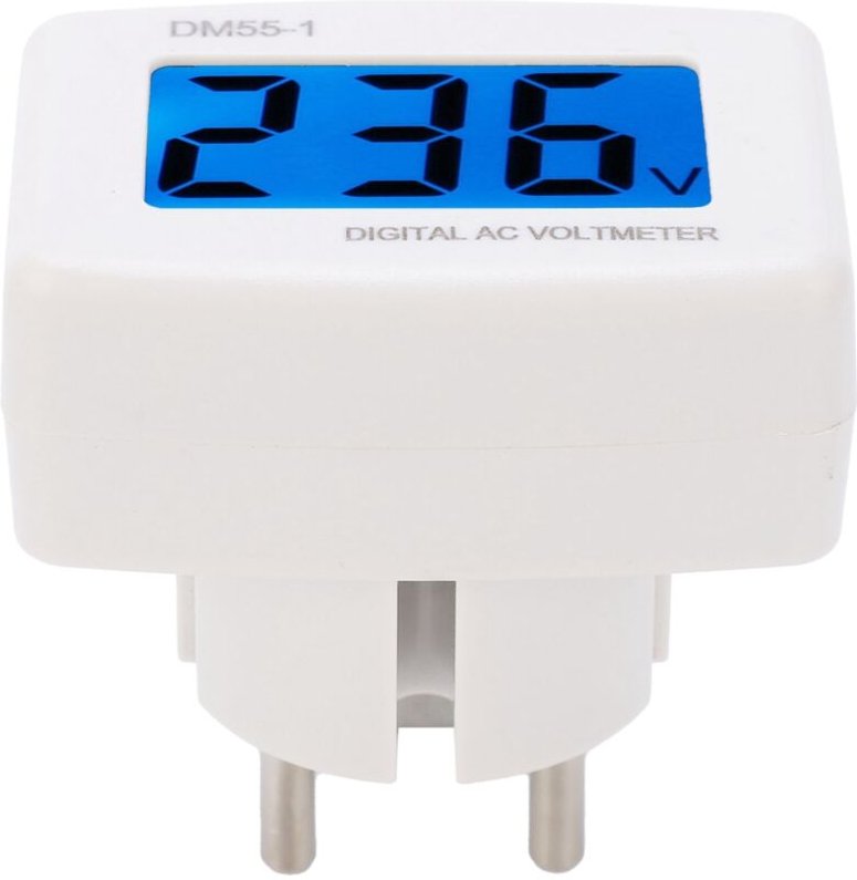 Eosnow Digital Wechselstromspannungsmesser Haushaltsergie Energie Voltmeter Amperemeter DM55-1
