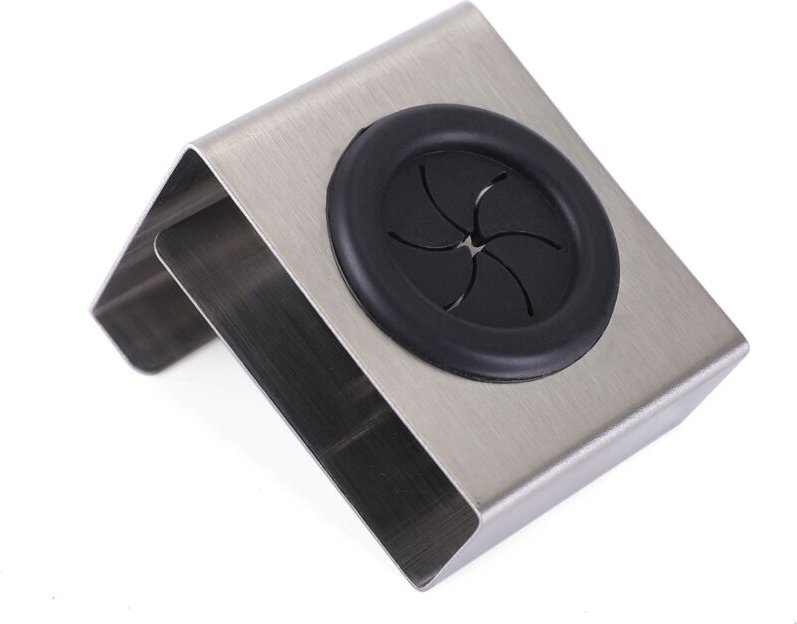 Push Küchenhaken, Edelstahl, 5 x 6 x 4 cm, Mattsilber