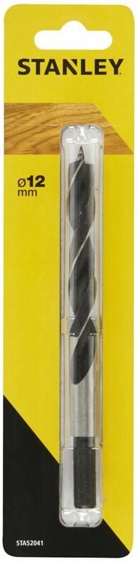 Stahlbohrer mit Zentrierspitze ø 12,0 mm. STANLEY STA52041-QZ