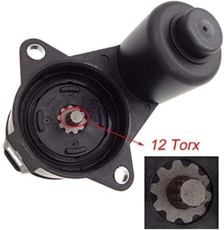 Aougo - 12 Torx Hinterradbremssattel Elektrischer Servomotor Handbremse 3C0998281A 3C0998281B 32330208 323267 3C0998281