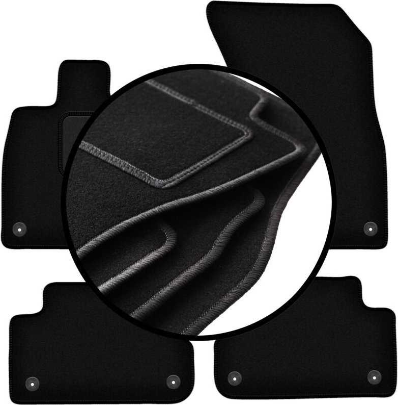Komplettset Veloursmatten für: Audi Q5 II FY / F5 SUV (2017-)