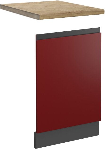 Frontblende R-Line, Rot, 45 cm , ap Eiche Vicco