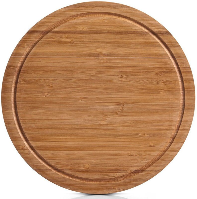 Schneidebrett, rund ø 30 x 1,8 cm, Bamboo - Zeller