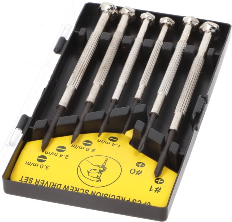 Präzisionsschraubendreher-Satz 6-teilig