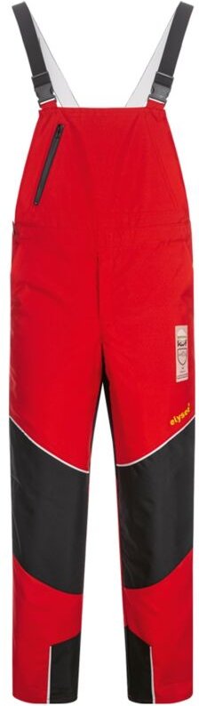 Feldtmann Schnittschutz-Latzhose SPEIERLING 22773 Gr. 26 rot/schwarz/gelb