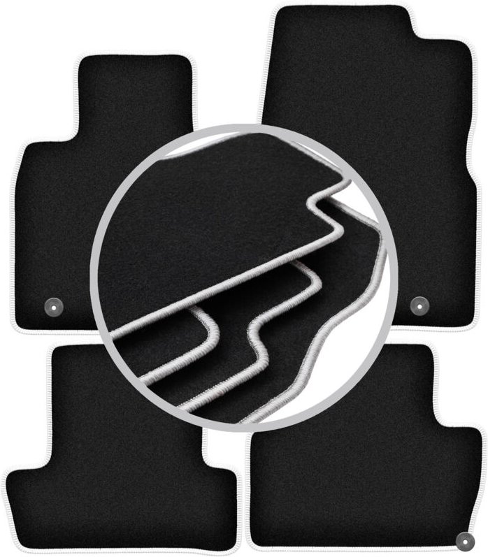 CARLUX-SILVER Autofußmatten für: Mazda MX-30 Crossover (2020-)