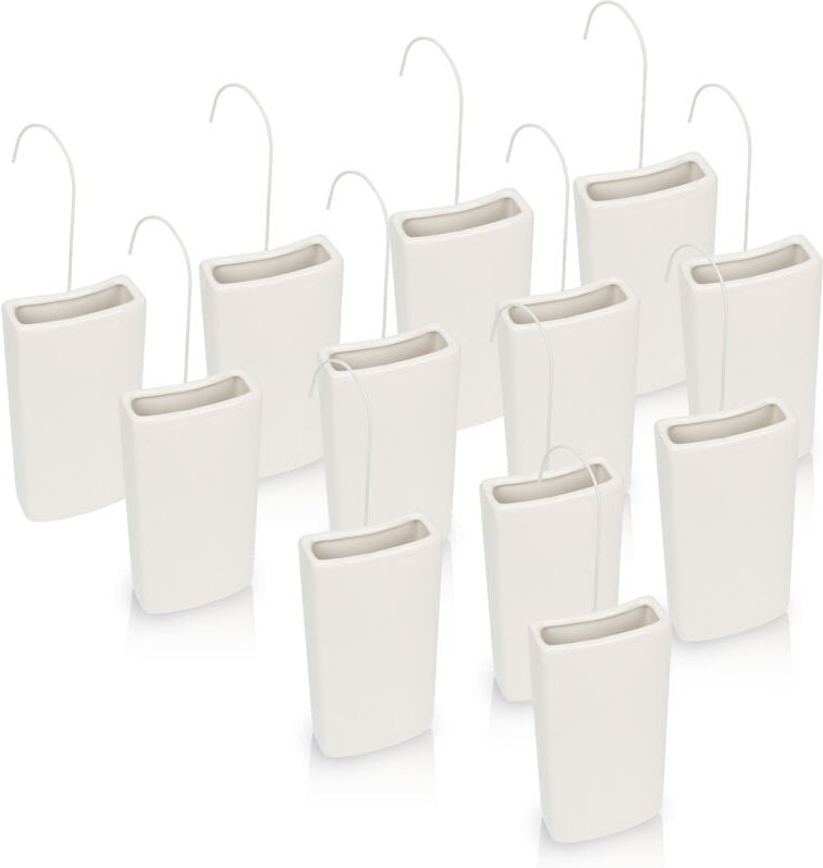 SWANEW 12er Verd unster 400ml Luftbefeuchter Heizung Keramik Weiß Wasser Verdampfe Wasserverdunsterr