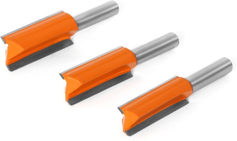 Doppelschneidiger Schaftfräser aus Wolframkarbid, 8-mm-Schaft-Holzfräser