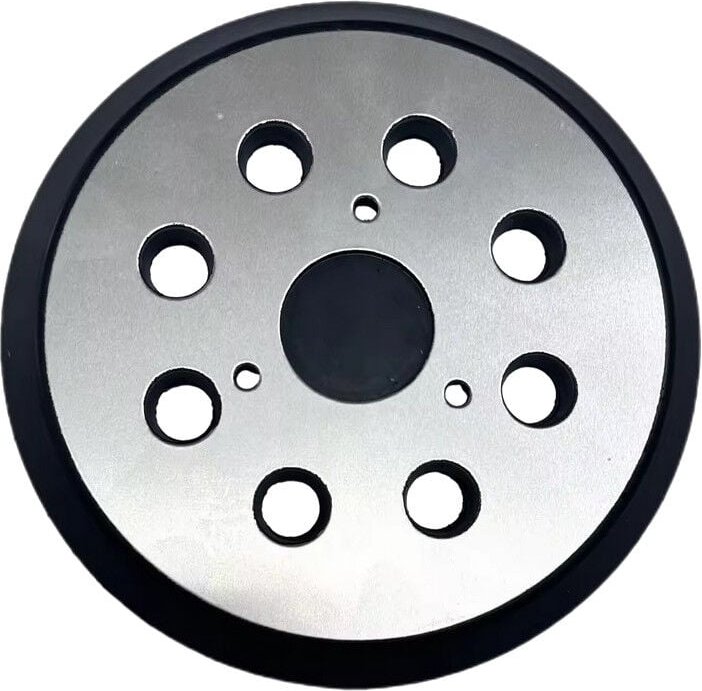 Trade-Shop Schleifteller Stützteller Haftteller 125mm mit Metall-Rückseite für Makita BO5010/K BO5011 BO5012 BO5020 BO50...