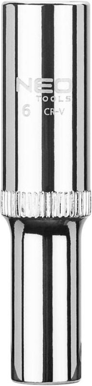 Thumbnail - NEO 1/4" Innensechskant-Steckschlüssel, 6 mm - Superlock, lang
