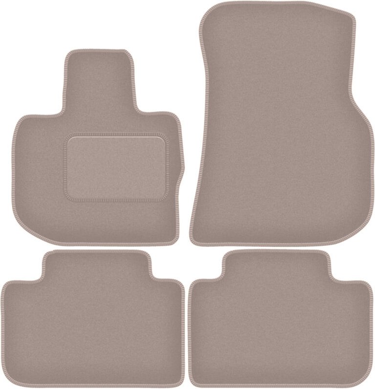Beige Velours-Fußmatten für: BMW iX3 G08 SUV (2021-)