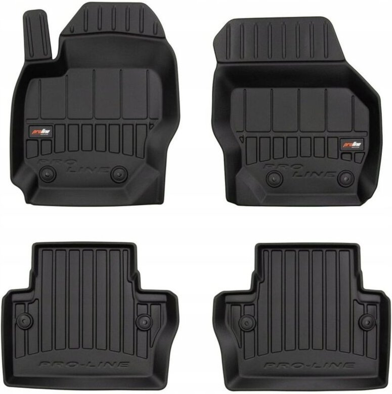 Gummimatten und Fußmatten Volvo S80 2 2006-2016 3D Mulde