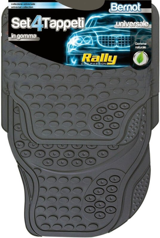 Trade Shop - set 4 tapendes people by car in universale ritagliabiabile natural gomma -