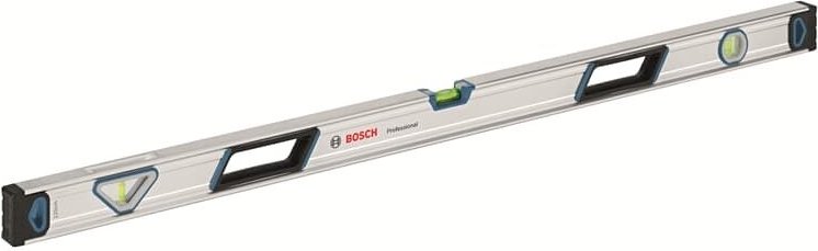 Bosch Professional - Wasserwaage 60 cm Aluminium Gehäuse, robuste Endkappen, Ausführung: 1600A016BR, 120cm mit Griff