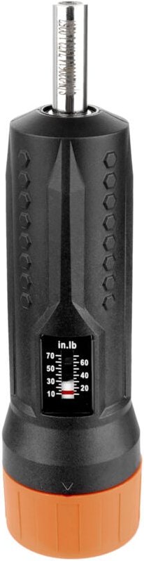1/4' Drehmomentschraubendreher-Satz. Drehmomenteinstellbereich von 10 - 70 in-lbs in Schritten von 1 in-lb. Wird mit 12 ...