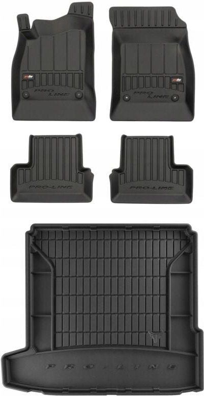 SET 3D Gummi-Fußmatten Opel Astra J Limousine 2012-2019 pkz