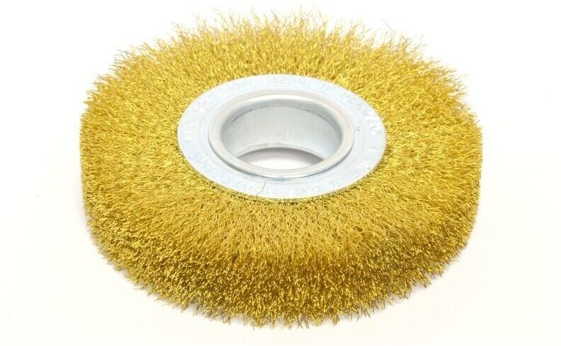 Rundbürsten Messingdraht gewellt 0,20 ø 100 mm