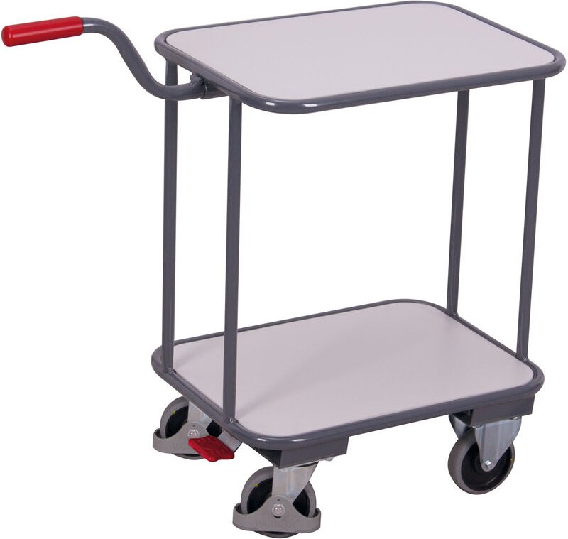 VARIOfit ESD Griffroller mit EasySTOP und 2 Ladeflächen 610x455mm