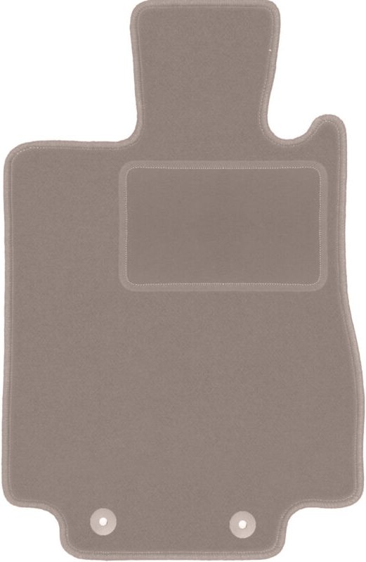 Beige Fahrermatte für: Mercedes S W220 4Matic lang (1998-2005)