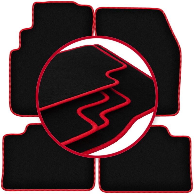 Thumbnail - CARLUX-RED Autofußmatten für: Nissan Primera P10 Kombi, Liftback, Limousine (1990-1998)